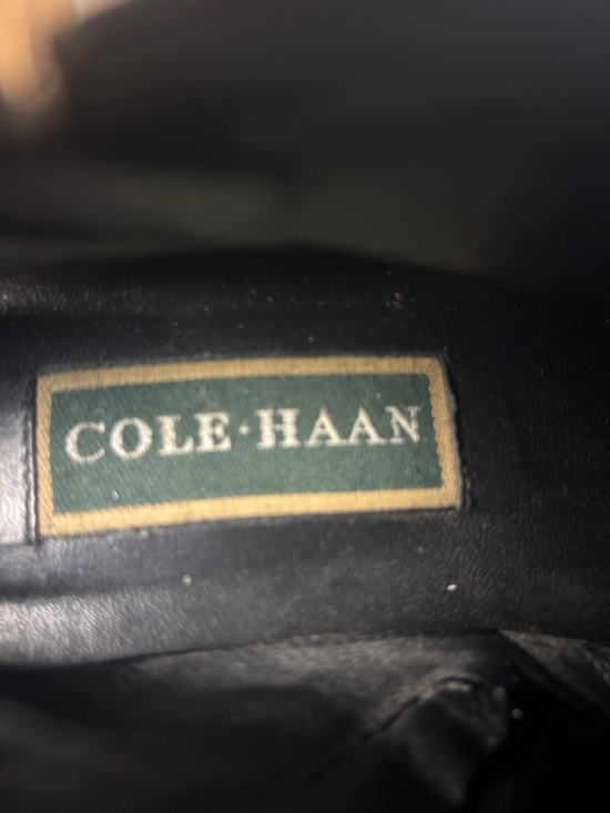 Cole Haan Black Leather Chukka Ankle Boots with Side Zips main image 7